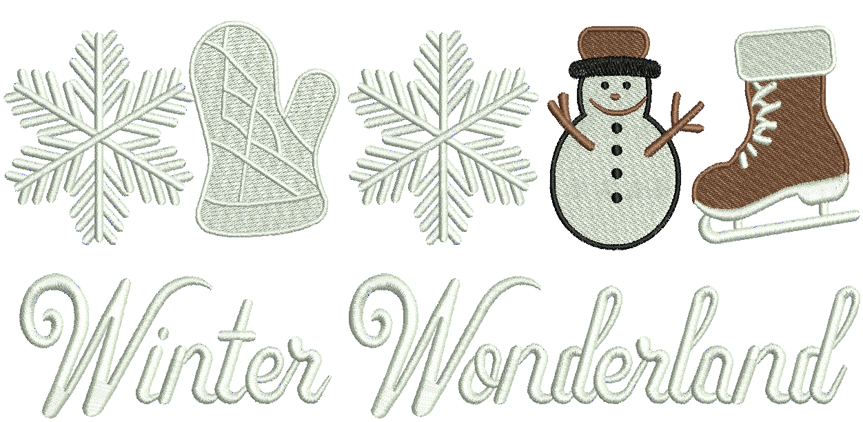 Winter Wonderland Embroidered Sweatshirt