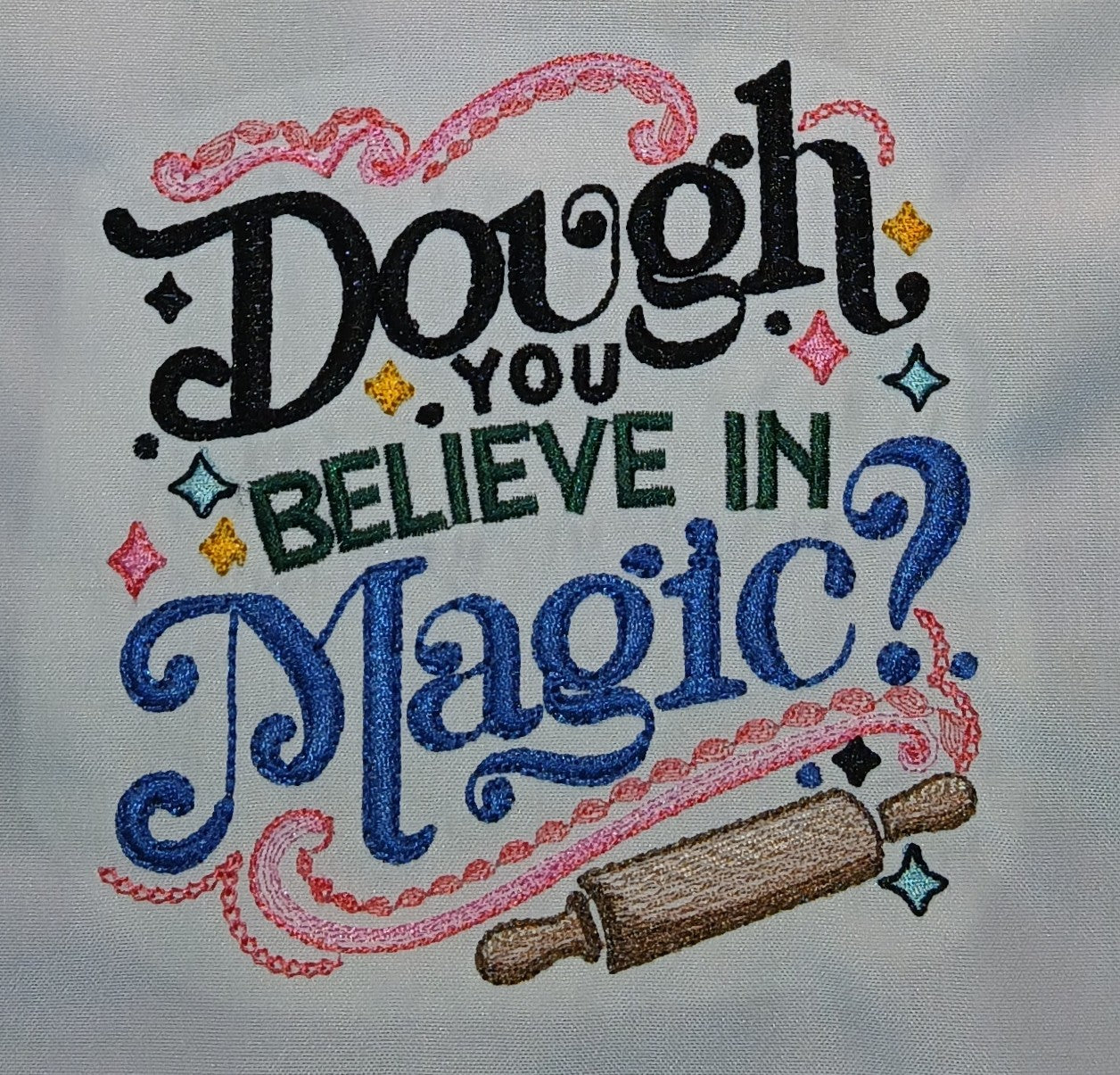 Dough You Believe in Magic? Embroidered Apron ✨