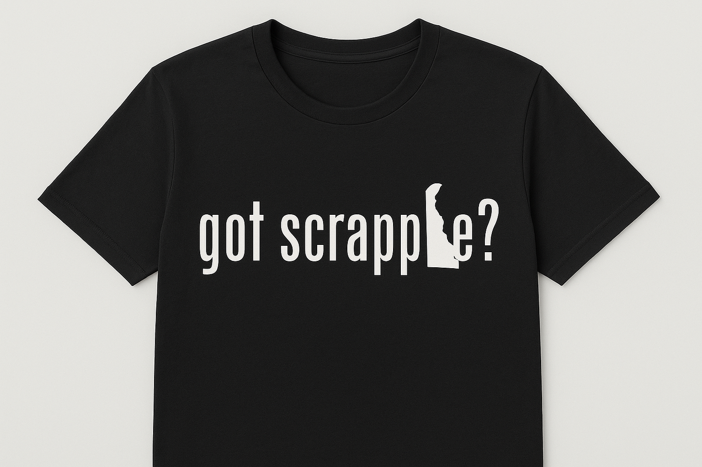 Embroidered Got Scrapple? T-Shirt - Beloved Breakfast Food Tee