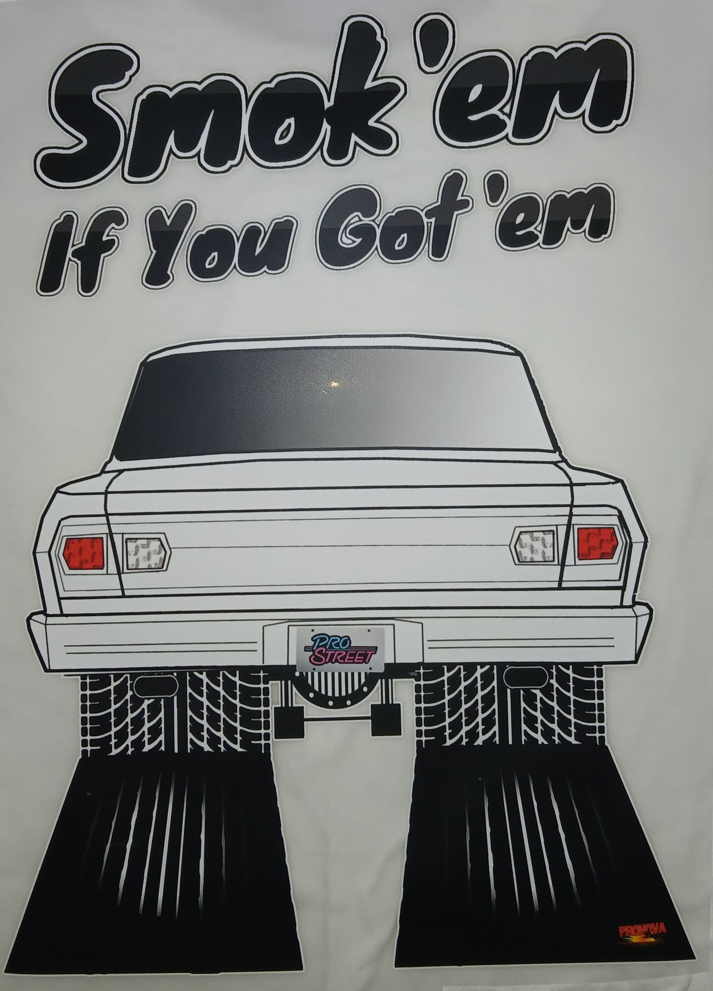 🚗 Custom Car/Truck DTF Printed T-Shirt - Smok'em If You Got'em Design 🔥