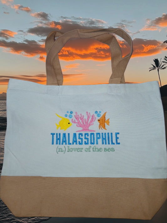 Thalassophile - Lover of the Sea Tote Bag