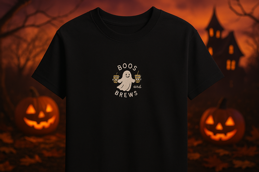 Boos and Brews Halloween T-Shirt