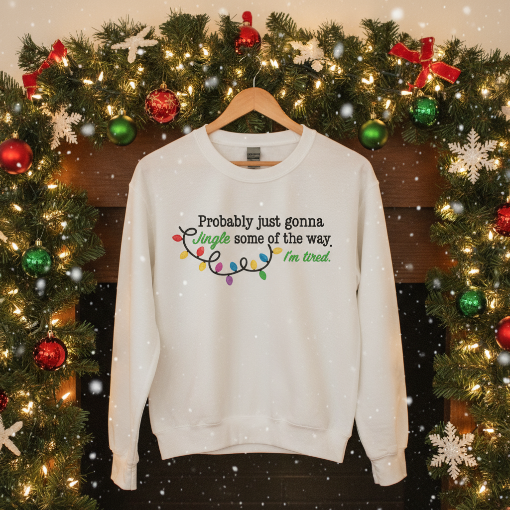 Probably Just Gonna Jingle Some of the Way I'm Tired Sweatshirt