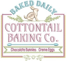 Cottontail Baking Co. Embroidered Kitchen Towels - Set of 2