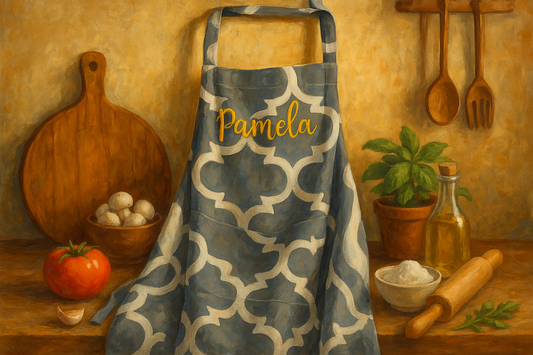 Custom Personalized Apron - Embroidered Name Kitchen Gift