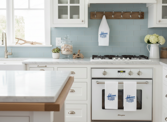 Delaware Seashore State Park Embroidered Kitchen Towel - Set of 2