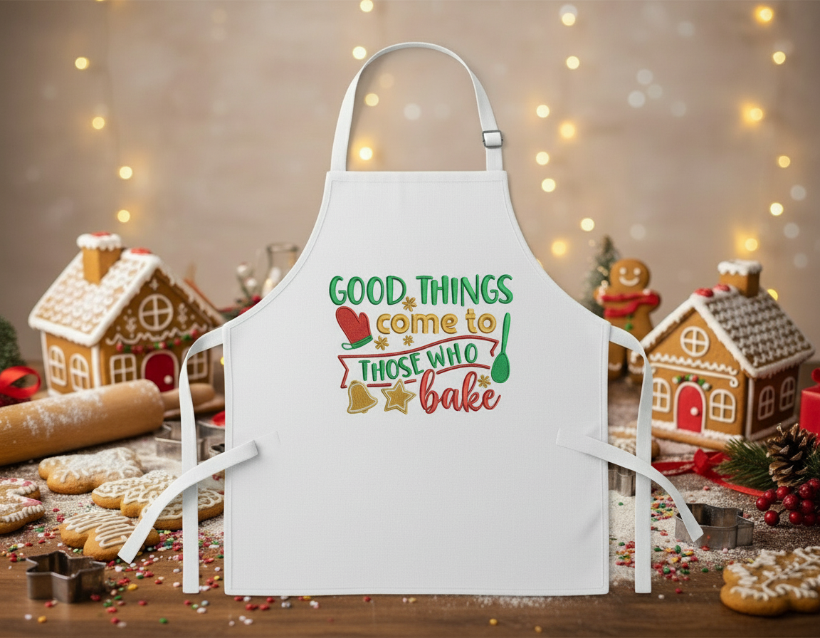 Good Things Come to Those Who Bake Embroidered Apron