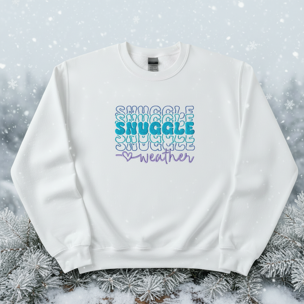 Snuggle Weather Embroidered Sweatshirt