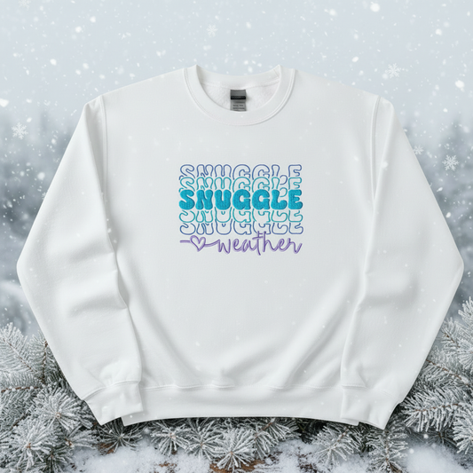Snuggle Weather Embroidered Sweatshirt