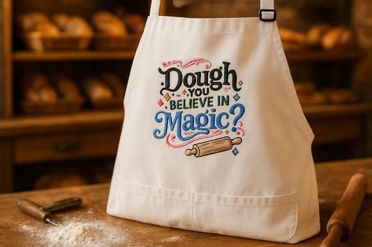 Dough You Believe in Magic? Embroidered Apron ✨